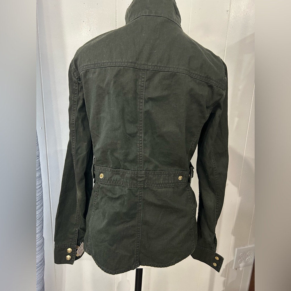 J.Crew Dark Green Camp Field Utility Jacket Women’s S View 4